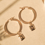 Sandra Basic Hoops - S-kin Studio Jewelry | Minimal Jewellery That Lasts.