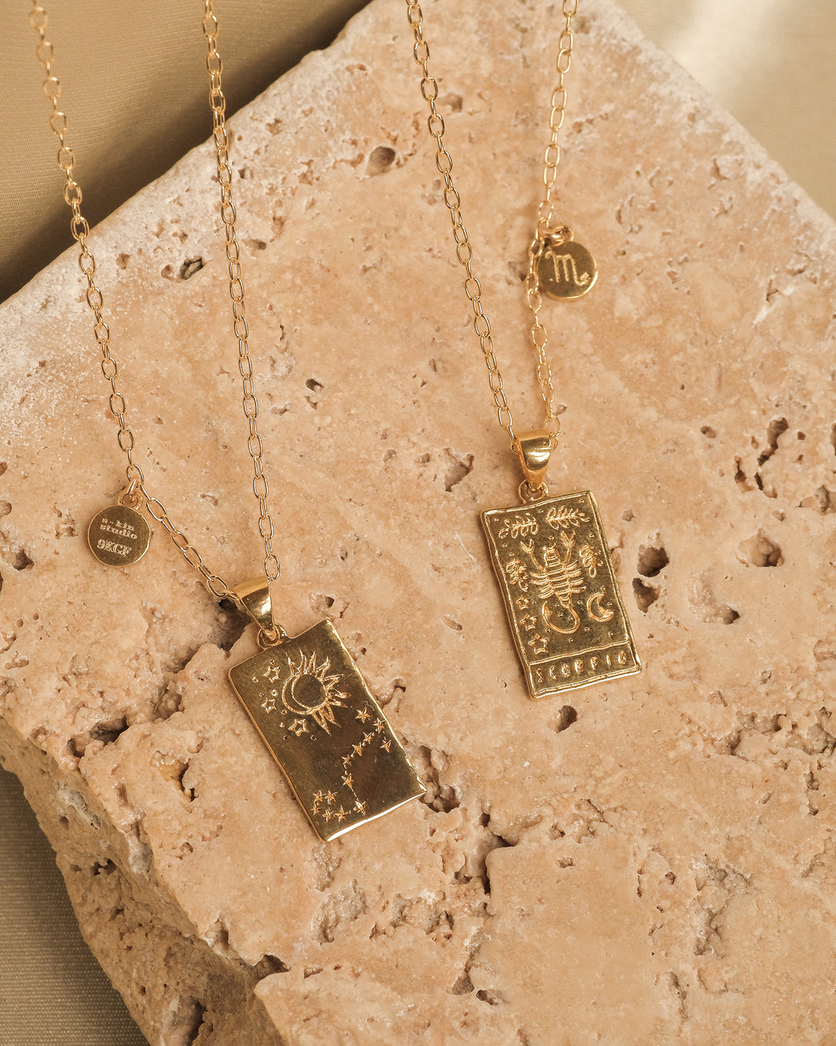 Scorpio Zodiac Necklace - S-kin Studio Jewelry | Minimal Jewellery That Lasts.
