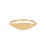 Sora Solid Gold Signet Ring | 9K Solid Gold Rings | S-kin Studio Jewelry | Ethical Jewelry That Lasts