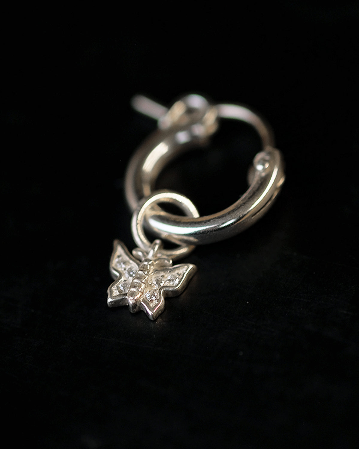 Athalia Butterfly Charm - Sterling Silver