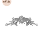 Sterling Silver Bee Curve Single Stud | S-kin Studio Jewelry | Ethical Piercing Stud