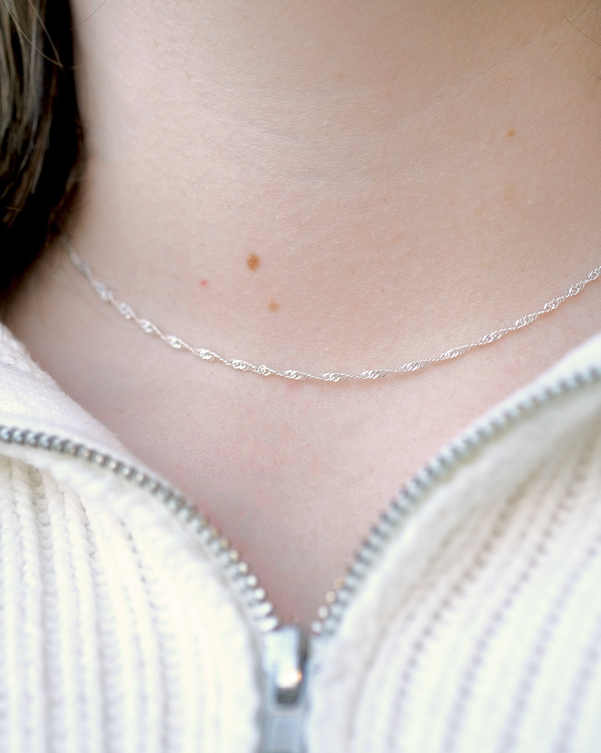 Vanessa Chain Necklace - Sterling Silver | S-kin Studio Jewelry | Minimal Jewellery That Lasts.